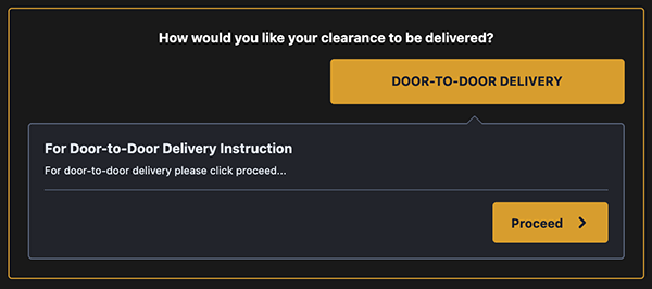 NBI Clearance Releasing Delivery Door To Door Description